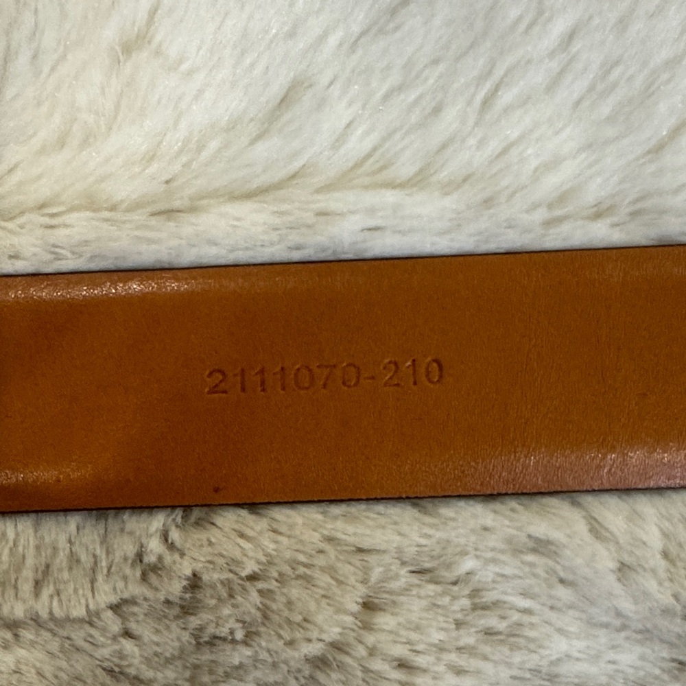 Polo by Ralph Lauren Brown Leather Belt - Picture 5 of 7